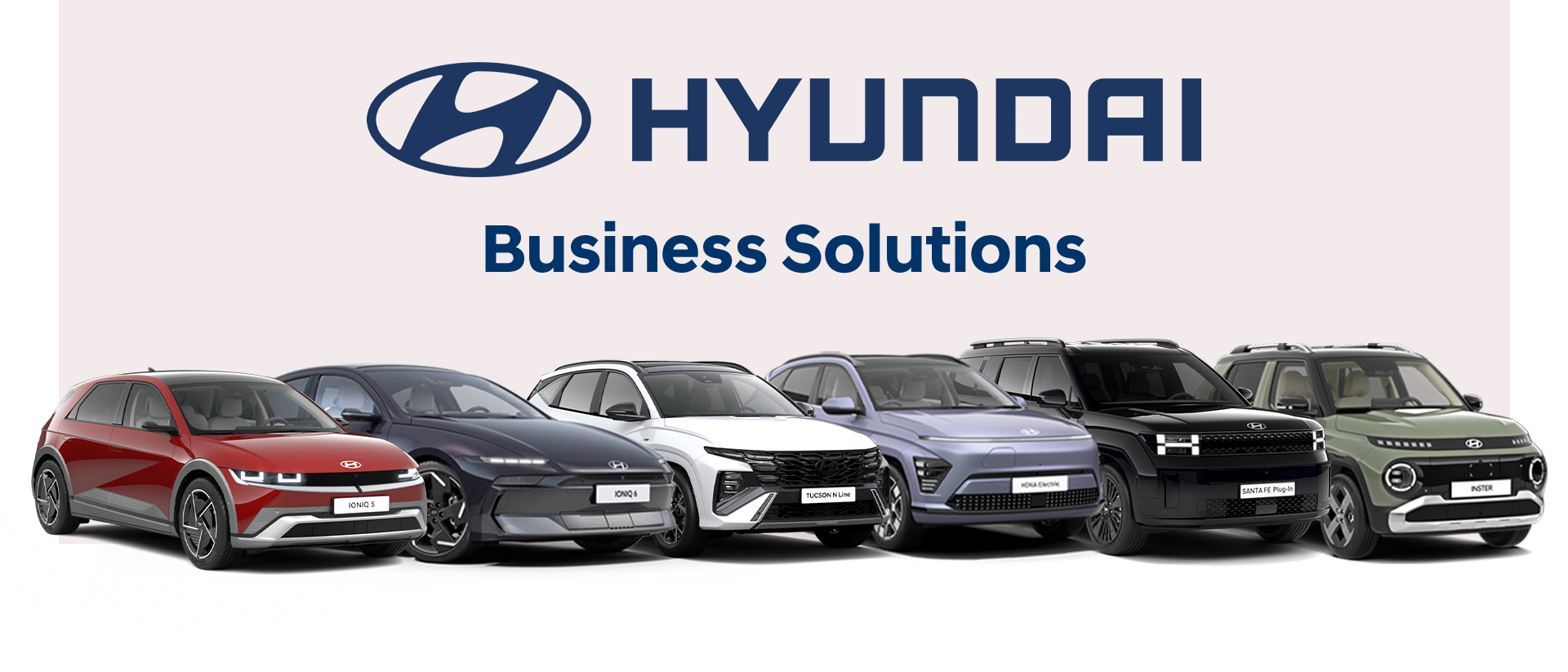 Hyundai cars with business solutions title