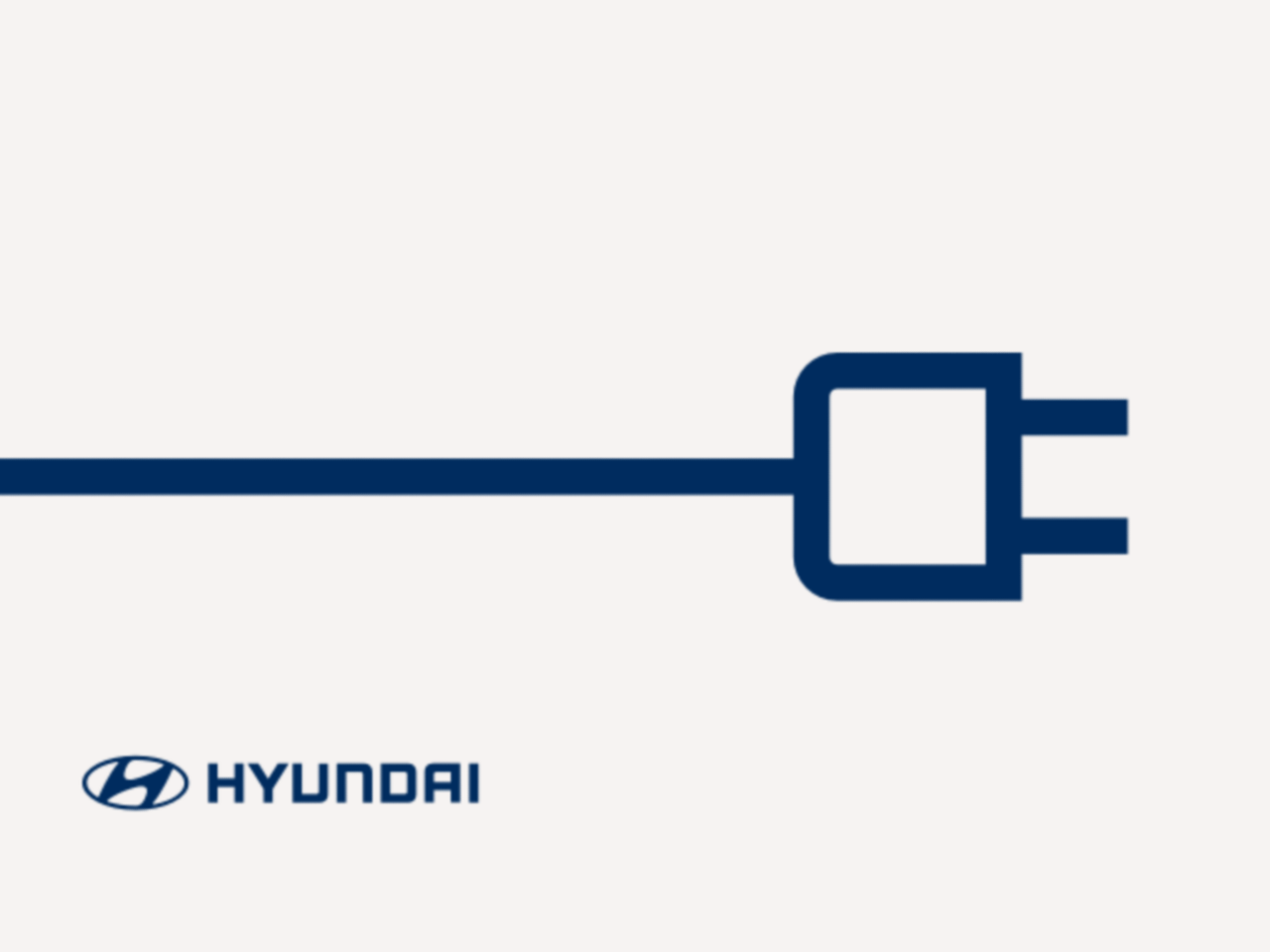 The Hyundai plug logo.