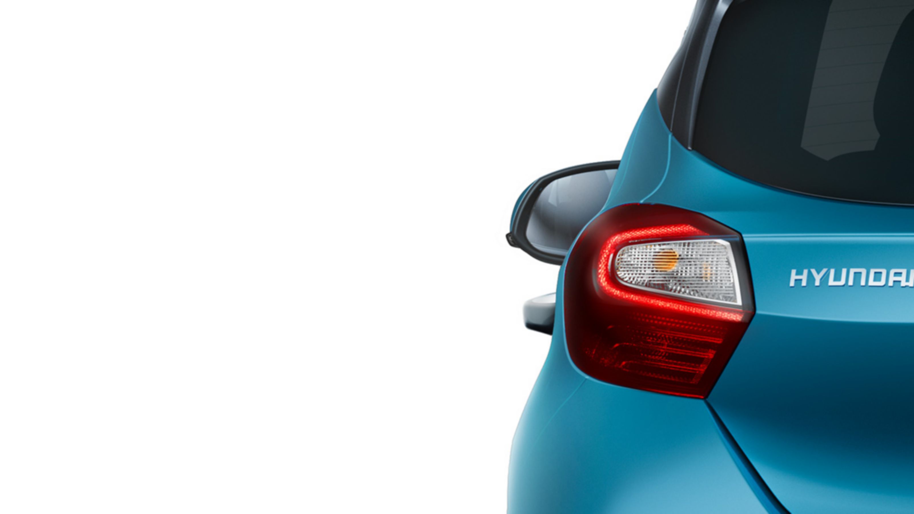 The rear combination lamps of the Hyundai i10.