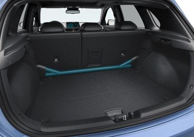 detail of the stabilizer bar inside the new Hyundai i30 N performance hatchback