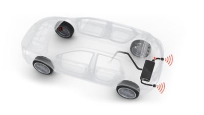 schematic of the active variable exhaust system inside the new Hyundai i30 N performance hatchback