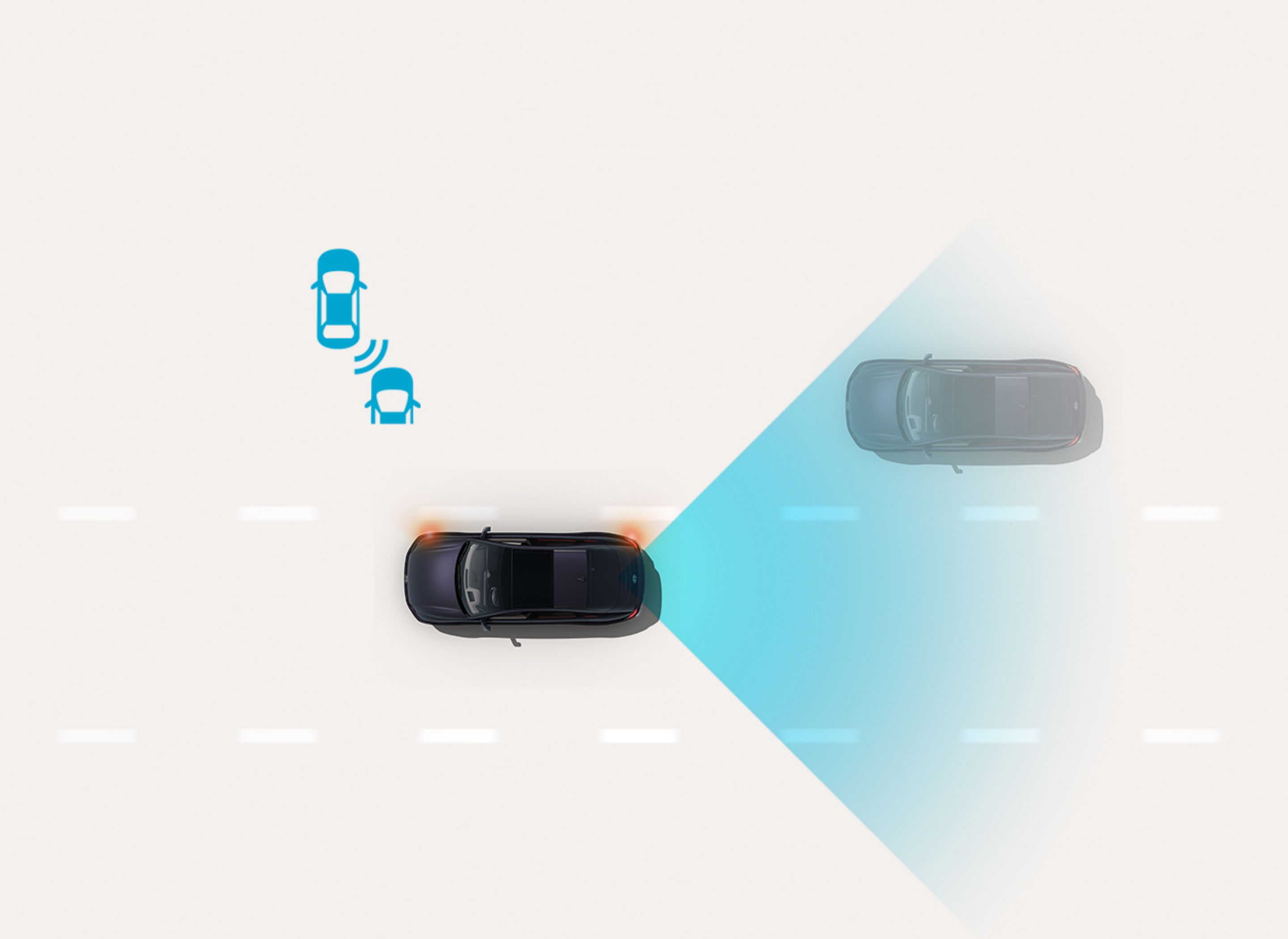 Blind-Spot Collision-Avoidance Assist: Hyundai IONIQ 6 detects vehicles in adjacent lanes and alerts before a lane change.
