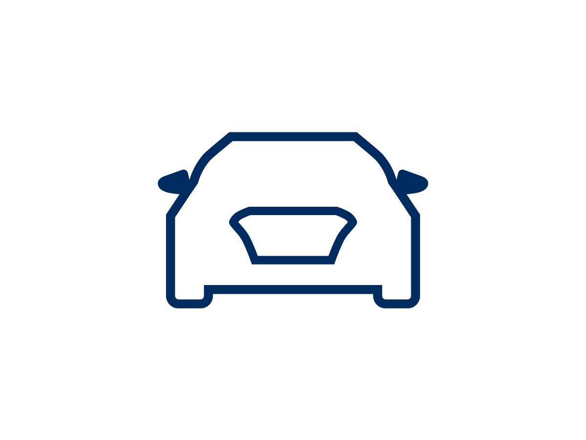 Icon symbolising a Hyundai car for the Santa Fe configurator.