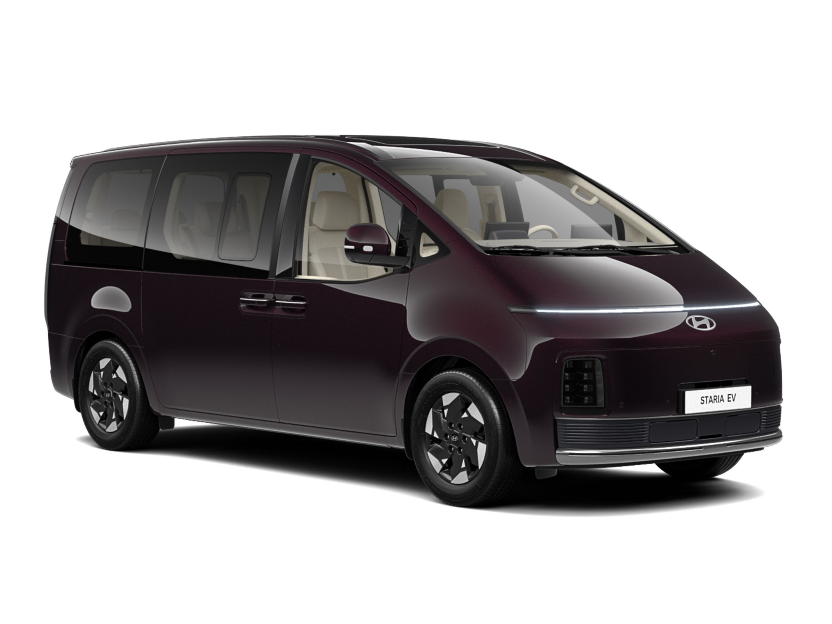 Side view of the Hyundai STARIA Electric.