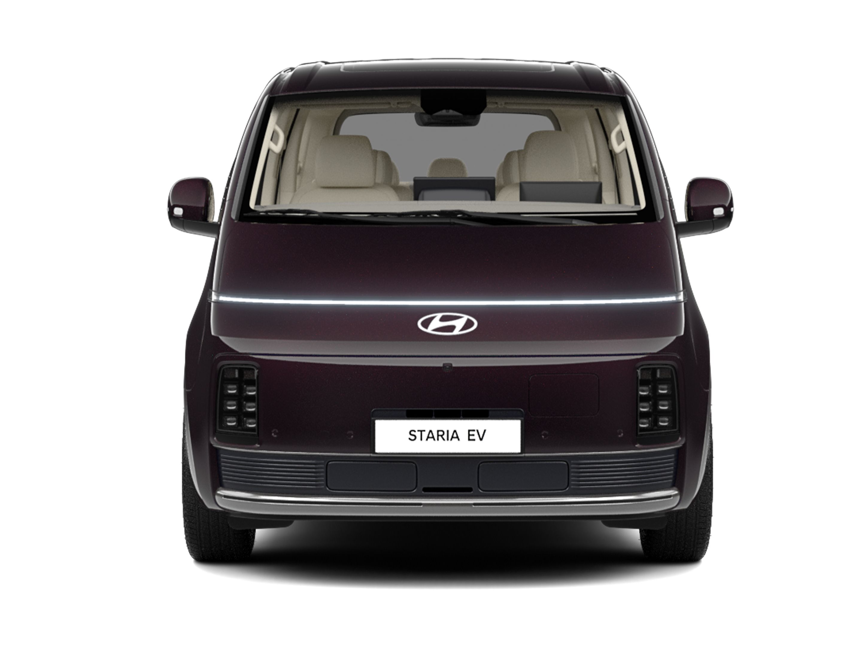 Front view of the Hyundai STARIA Electric.