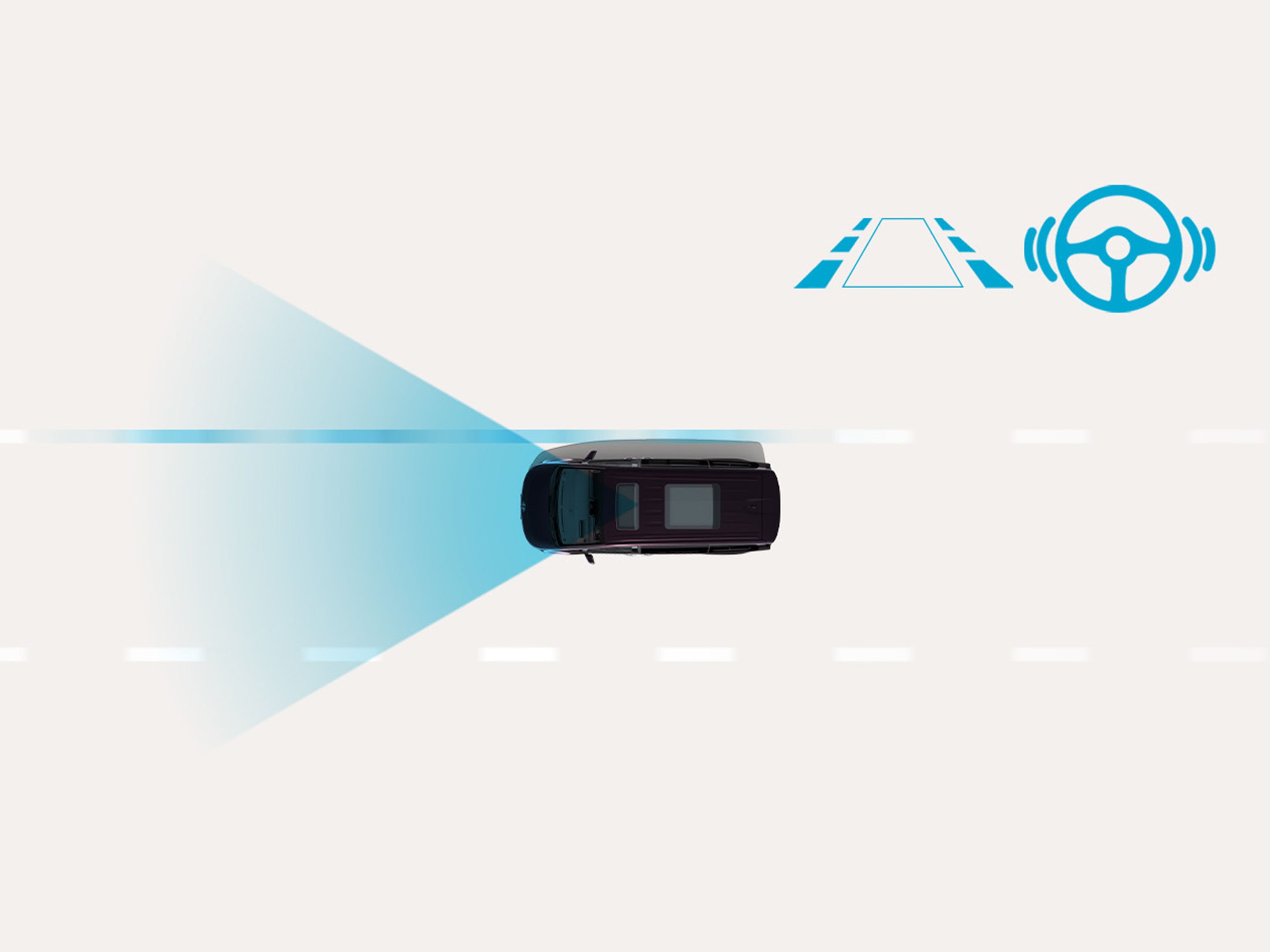 Rear Cross-Traffic Collision-Avoidance Assist: Hyundai STARIA Electric brakes while reversing as sensors detect an approaching vehicle.