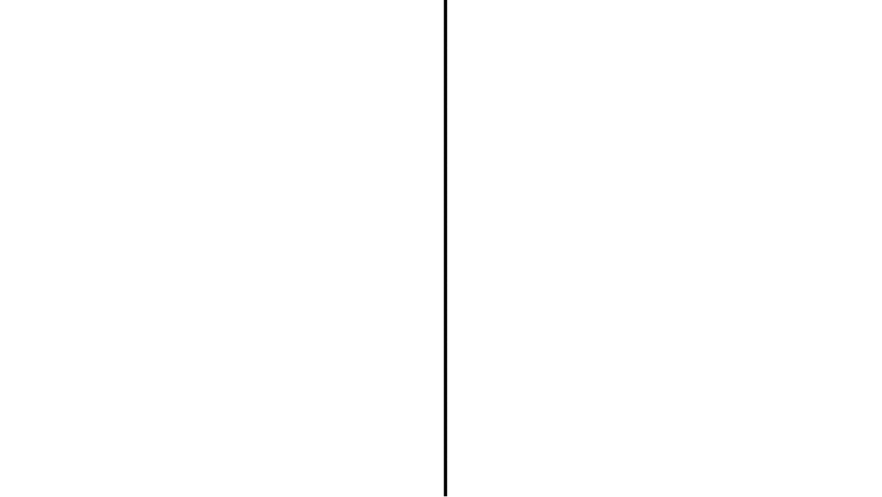 Vertical line graphic in black against a white background, symbolizing connection or separation.