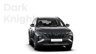 The different color options for the All-New Hyundai Tucson Hybrid compact SUV: Dark Knight.   